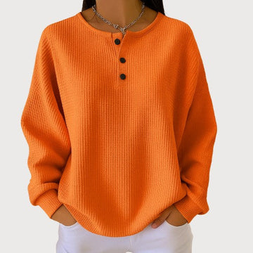 Anne | Cozy Waffle Knit Henley