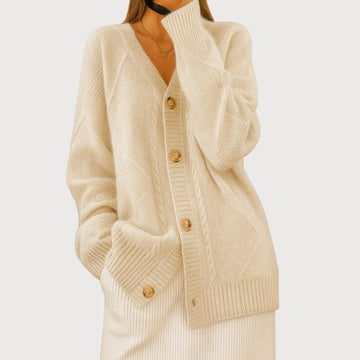 Éloise | Cable-Knit Cardigan