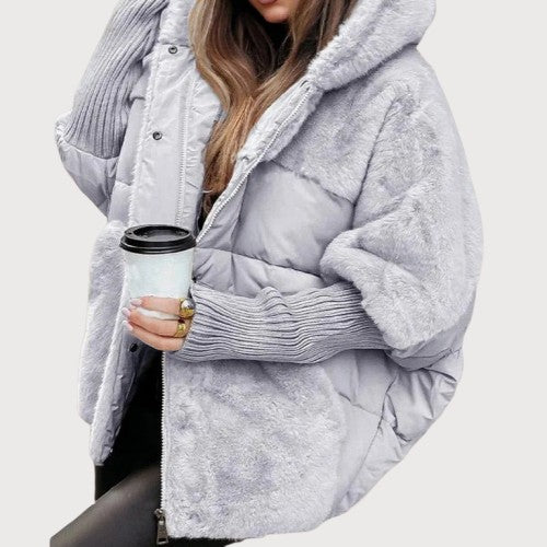 Luxury Oversized Hooded Puffer Jacket