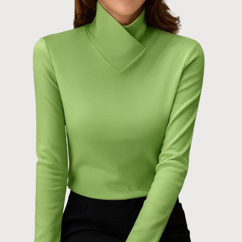 Isabelle | Sculpted Soft-Touch Turtleneck