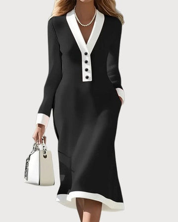 Kaylin | Elegant Long-Sleeve Dress